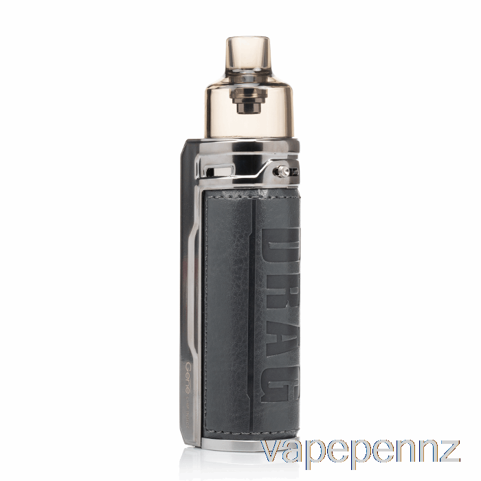 VOOPOO DRAG S 60W Pod Mod Kit Silver Dark Grey VAPE NZ